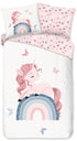 GOOD MORNING Dekbedovertrek 140x220cm - Fiby eenhoorn