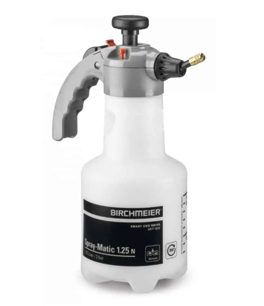 BIRCHMEIER Spray Matic 1.25Liter handsproeier messing sproeidop