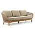 CALLISTO OUTDOOR Preston loungeset - teak/ rope/ olefin