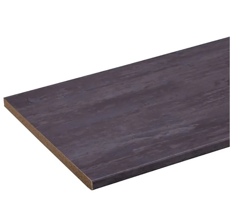 CANDO Werkblad Staalgrijs - 182x60x2,8cm