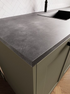 CANDO Werkblad Beton antraciet - 302x60x2,8cm