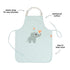 DONE BY DEER Kids' apron waterproof - celebration blue