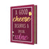EASY LIFE Gift novels - Kaas- en wijnset - 4-delig