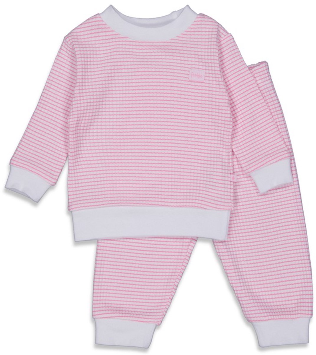 FEETJE Pyjama wafel - roze - 98
