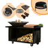 OFYR Island Black Pro Teak Wood 100 INCLUSIEF SOFT COVER BLACK + SPATEL