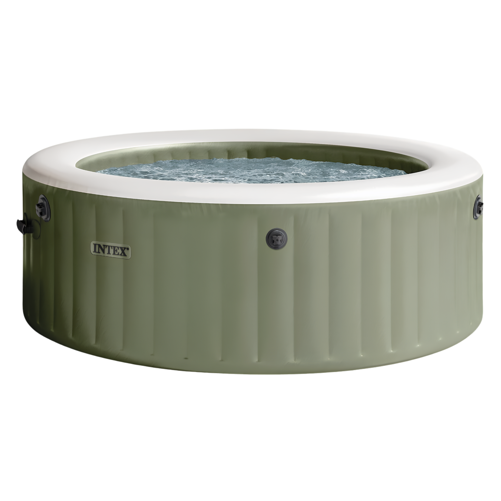 INTEX PureSpa bubble massage jacuzzi - olive green