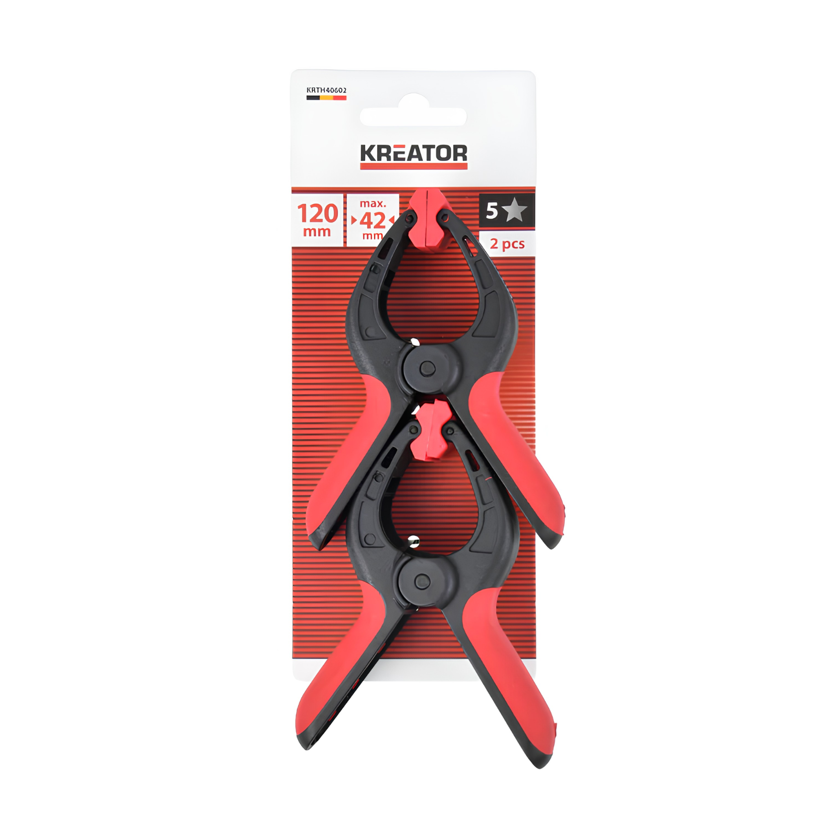 KREATOR veerklem 120 mm - 2 stuks