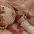 LITTLE DUTCH Safari Friends activiteitenknuffel flamingo - roze