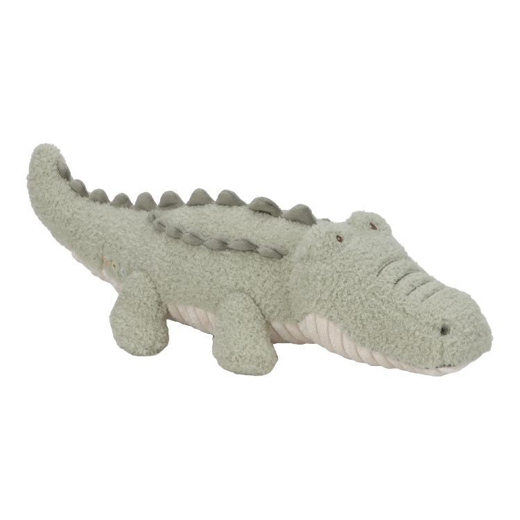 LITTLE DUTCH Safari Friends knuffel krokodil - groen