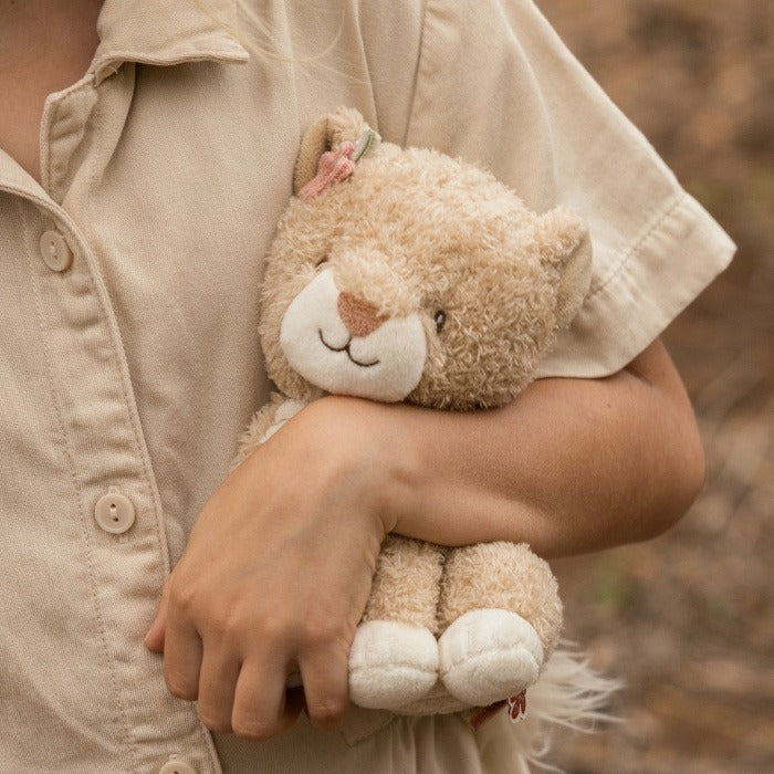 LITTLE DUTCH Safari Friends knuffel leeuwin 17cm - geel