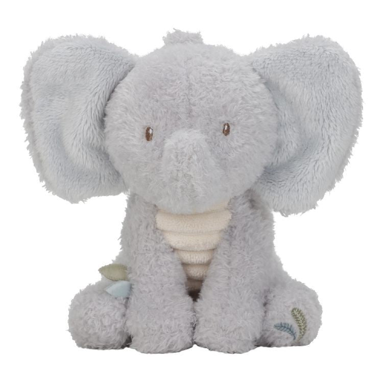 LITTLE DUTCH Safari Friends knuffel olifant - grijs