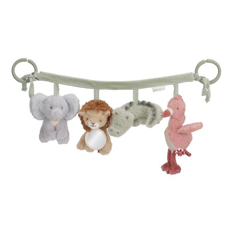 LITTLE DUTCH Safari Friends wagenspanner