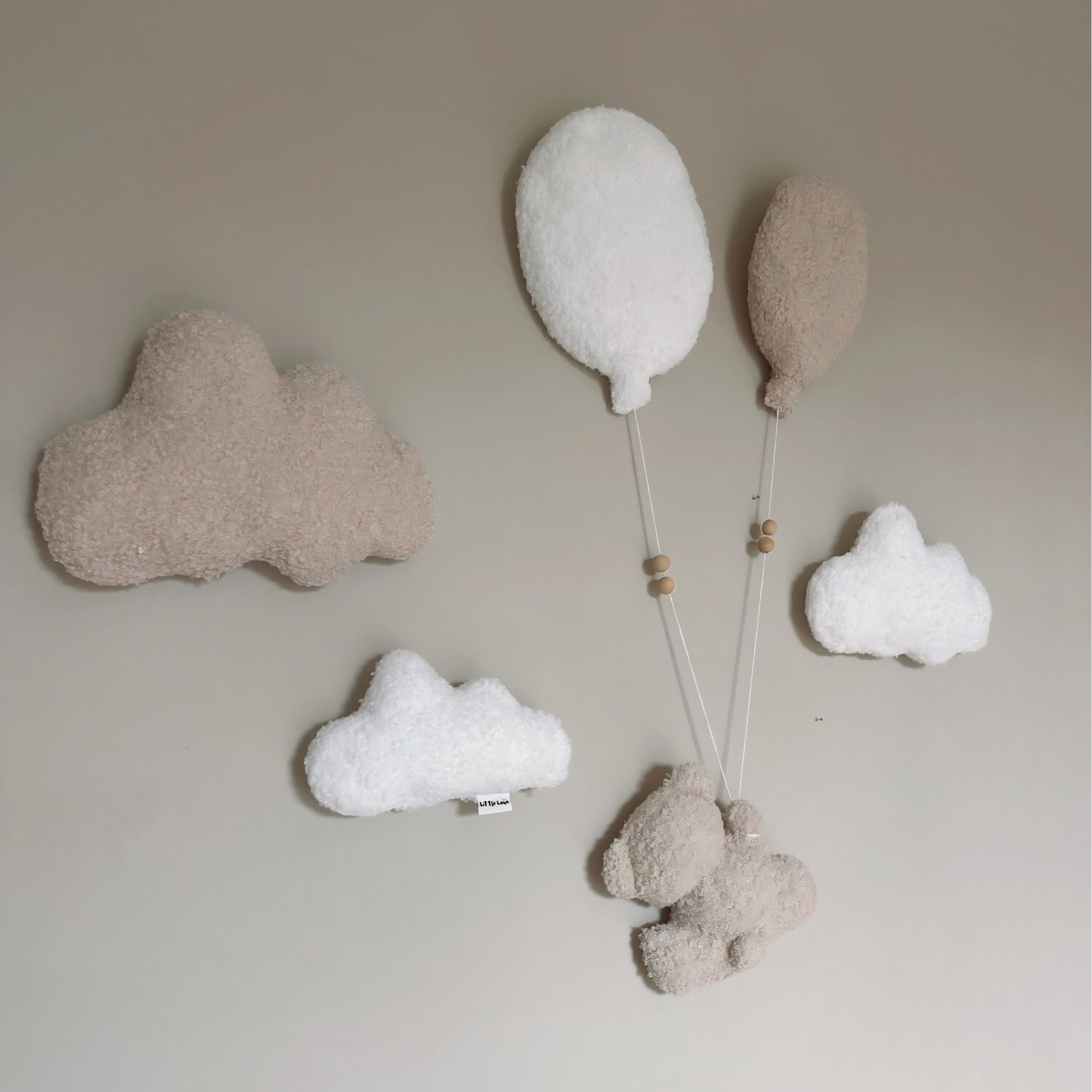LITTLE LOUA Wanddecoratie teddy big size - boucle