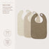 MEYCO Set 3 slabben badstof - 26 x 31 cm - naturel / sand / taupe