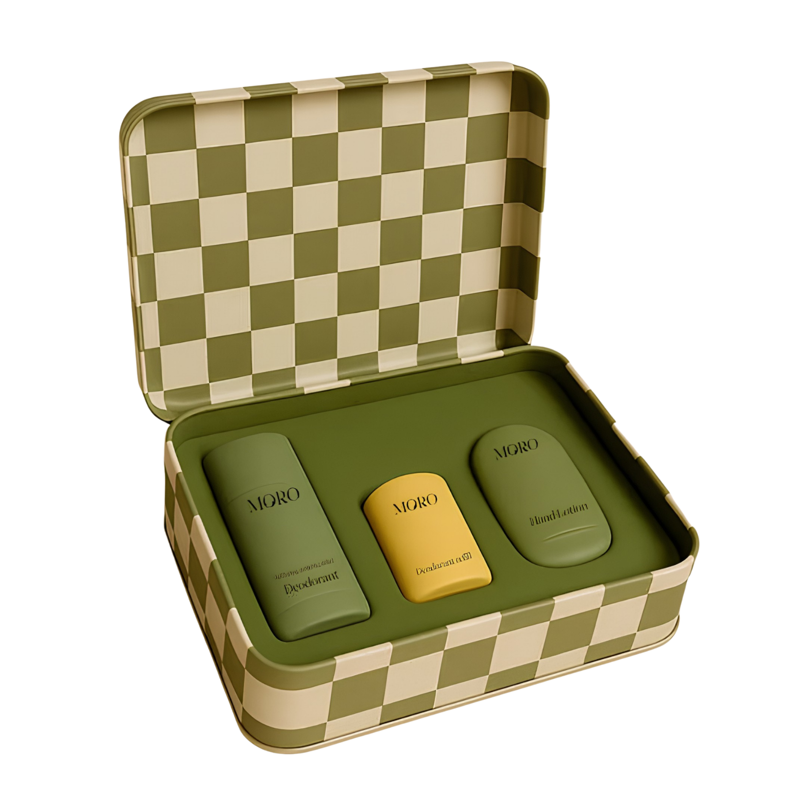 MORO deodorant + mini handlotion - lemongrass & vetiver