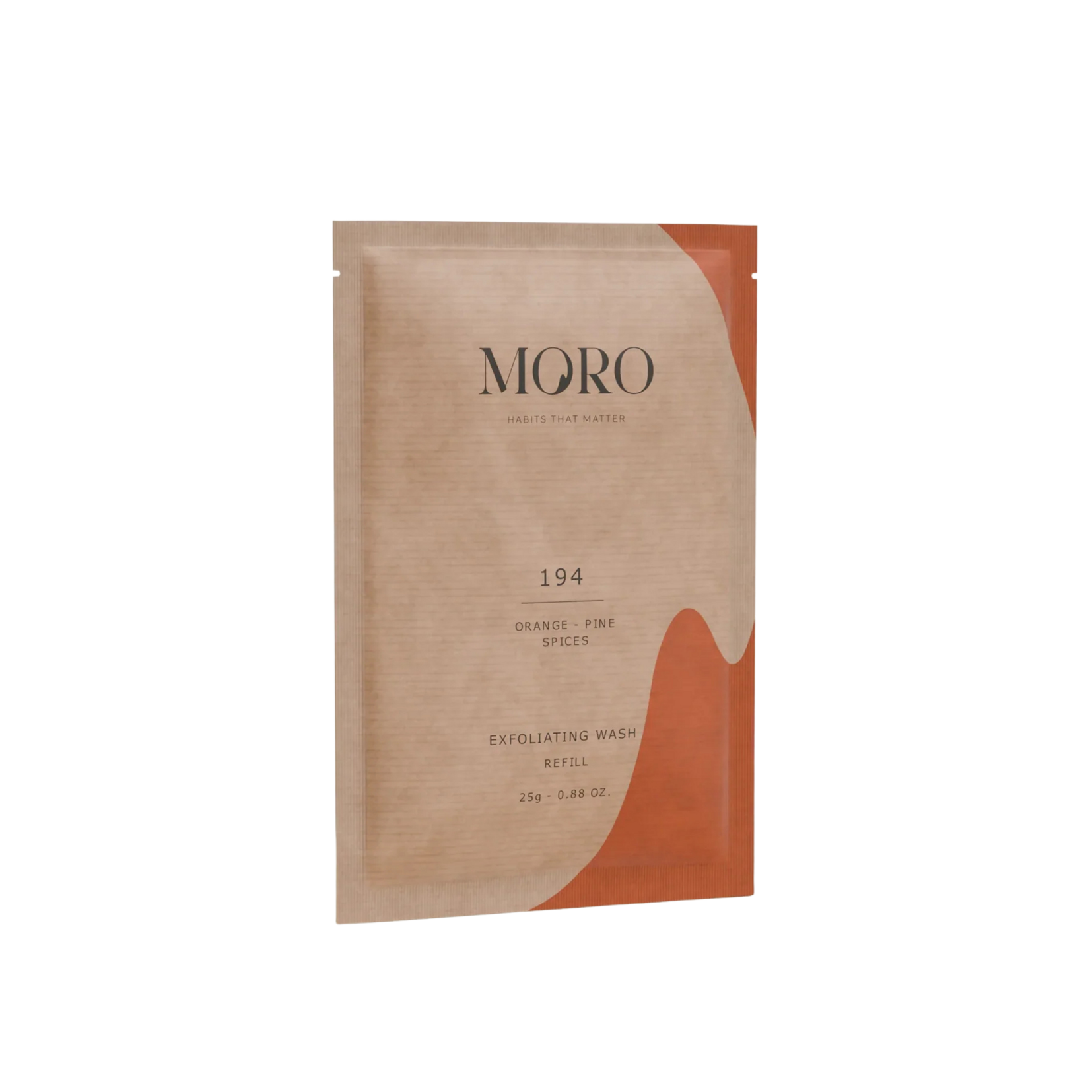 MORO vulling scrub handzeep - orange & pine