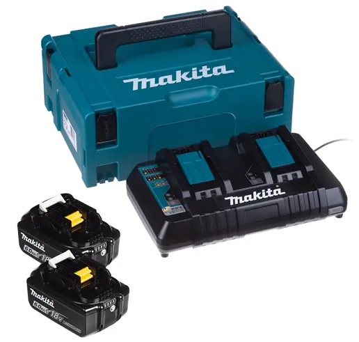 Makita Powerpack LXT - 2x BL1860B+ DC18RD