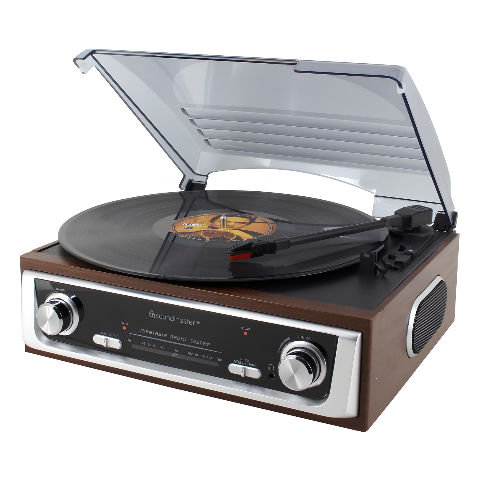 SOUNDMASTR Platenspeler/radio - jaren'70 design