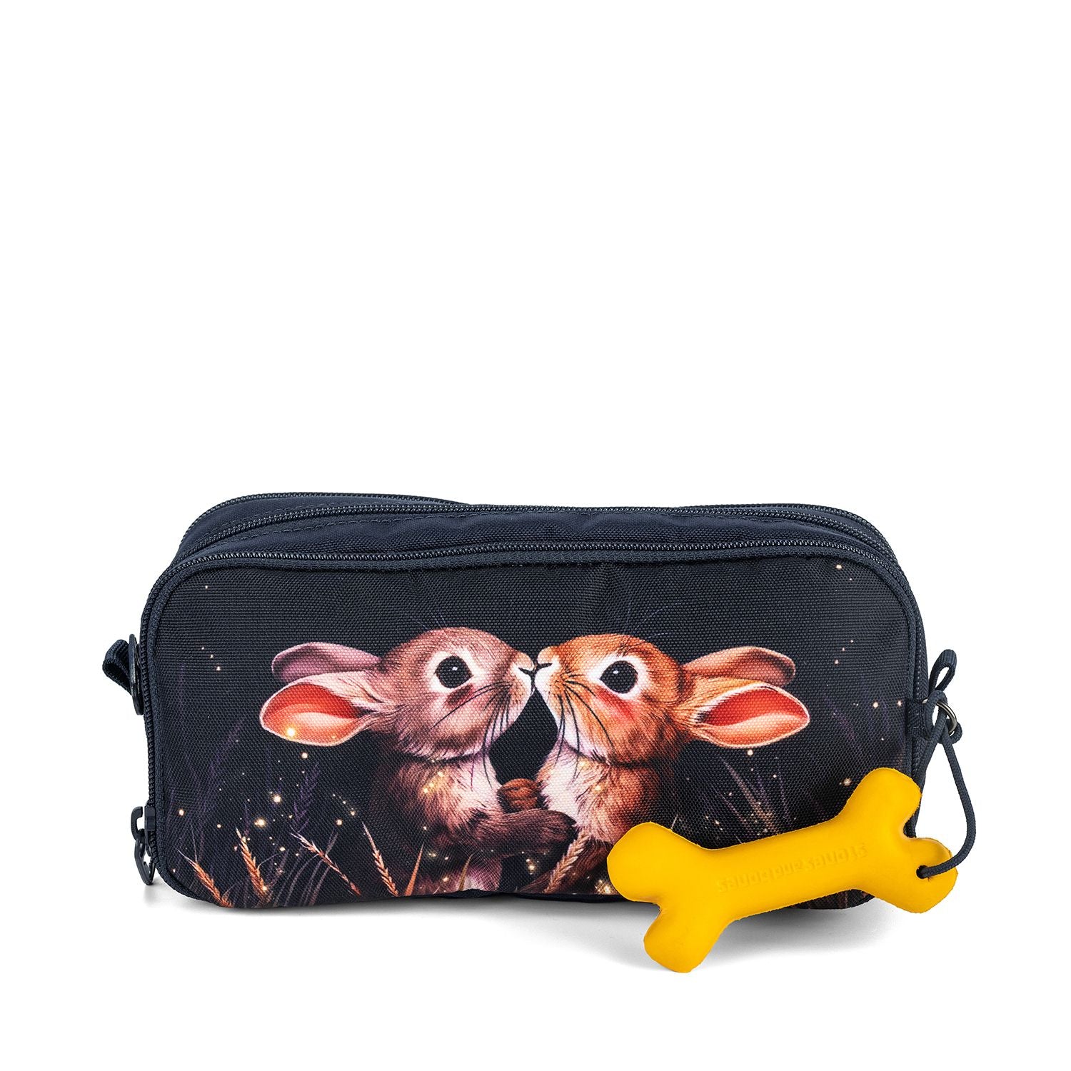 STONES&BONES Rowan 2.0 pennenzak - Twilight bunnies navy