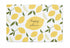 ZELLER Lemons placemat - 45x30cm