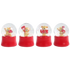 Sneeuwbol love - 5.5x5x7cm - rood ass.  (prijs per stuk)
