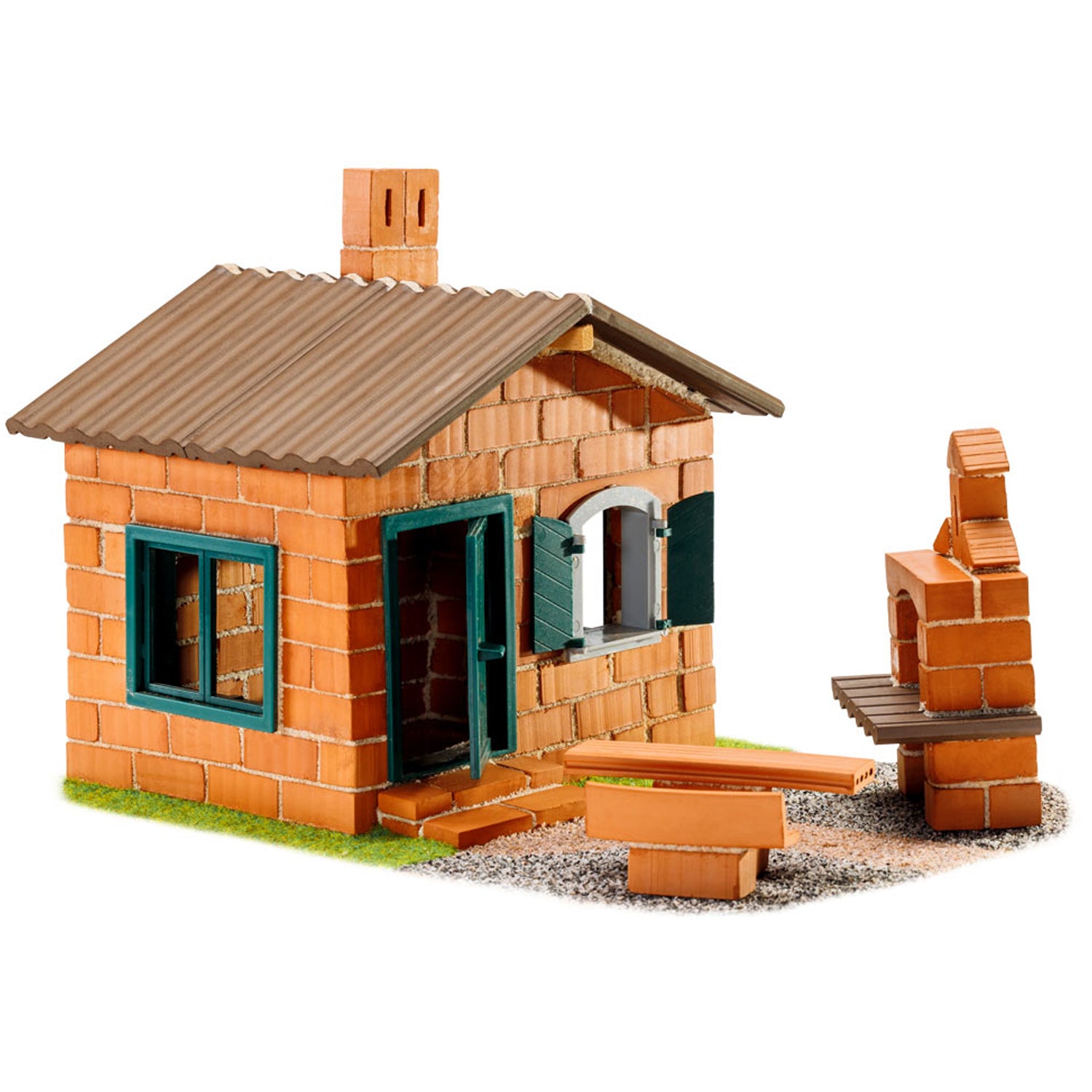 TEIFOC-bouwset huis met barbecue