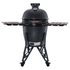 THE BASTARD Large - compleet Kamado BBQ TU keramisch zwart 8/12pers - GRATIS SummerEssentialPack