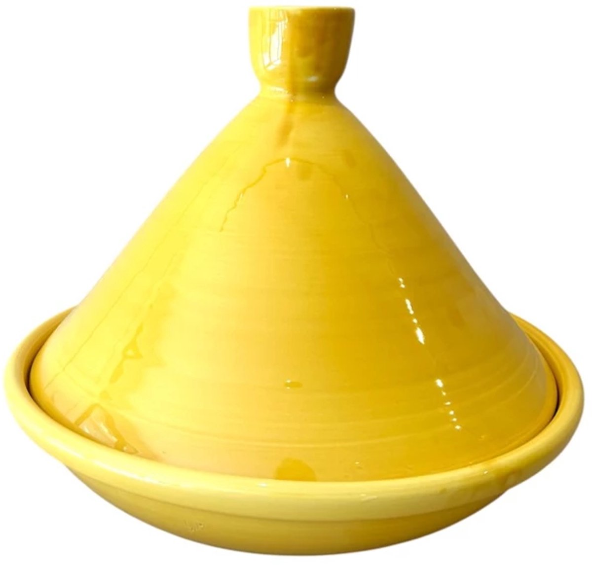 VAL POTTERY Tangy tajine - geel