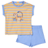 WOODY Meisjes pyjama - geel gestreept - 18m