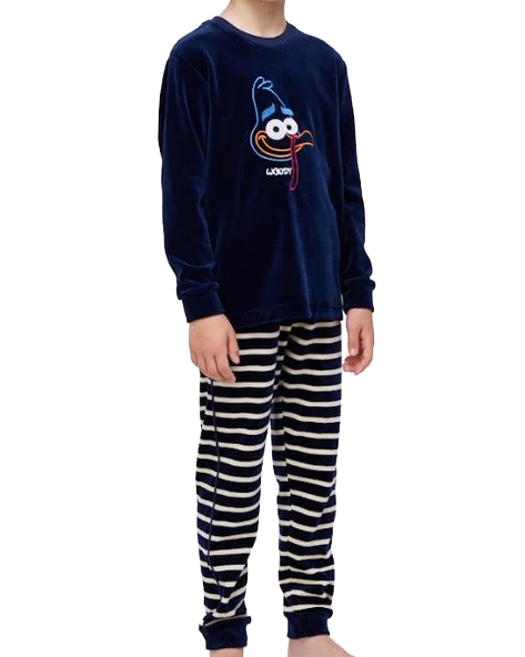 WOODY Pyjama - donkerblauw - 8j.